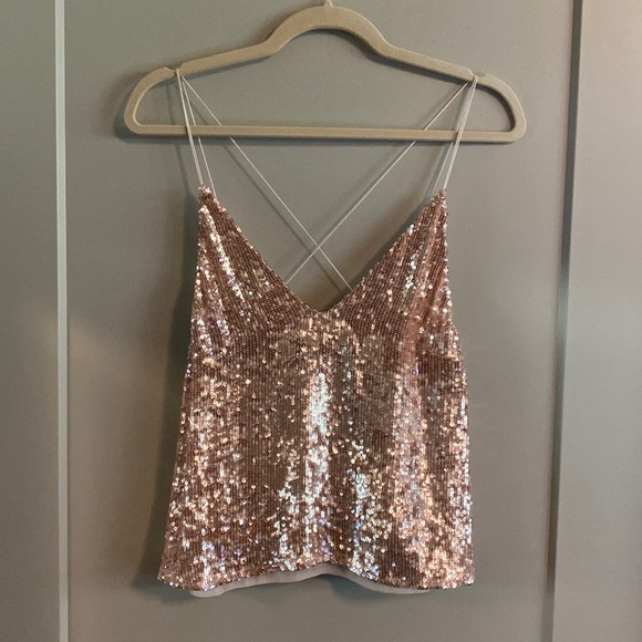 Free People Tops - Sequined Camisole